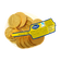 Melkchocolade "Gouden Munten"