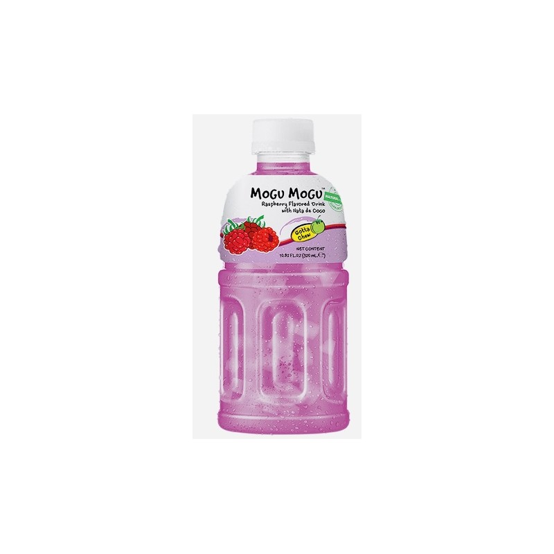 Limonade met frambozensmaak en Nata de Coco