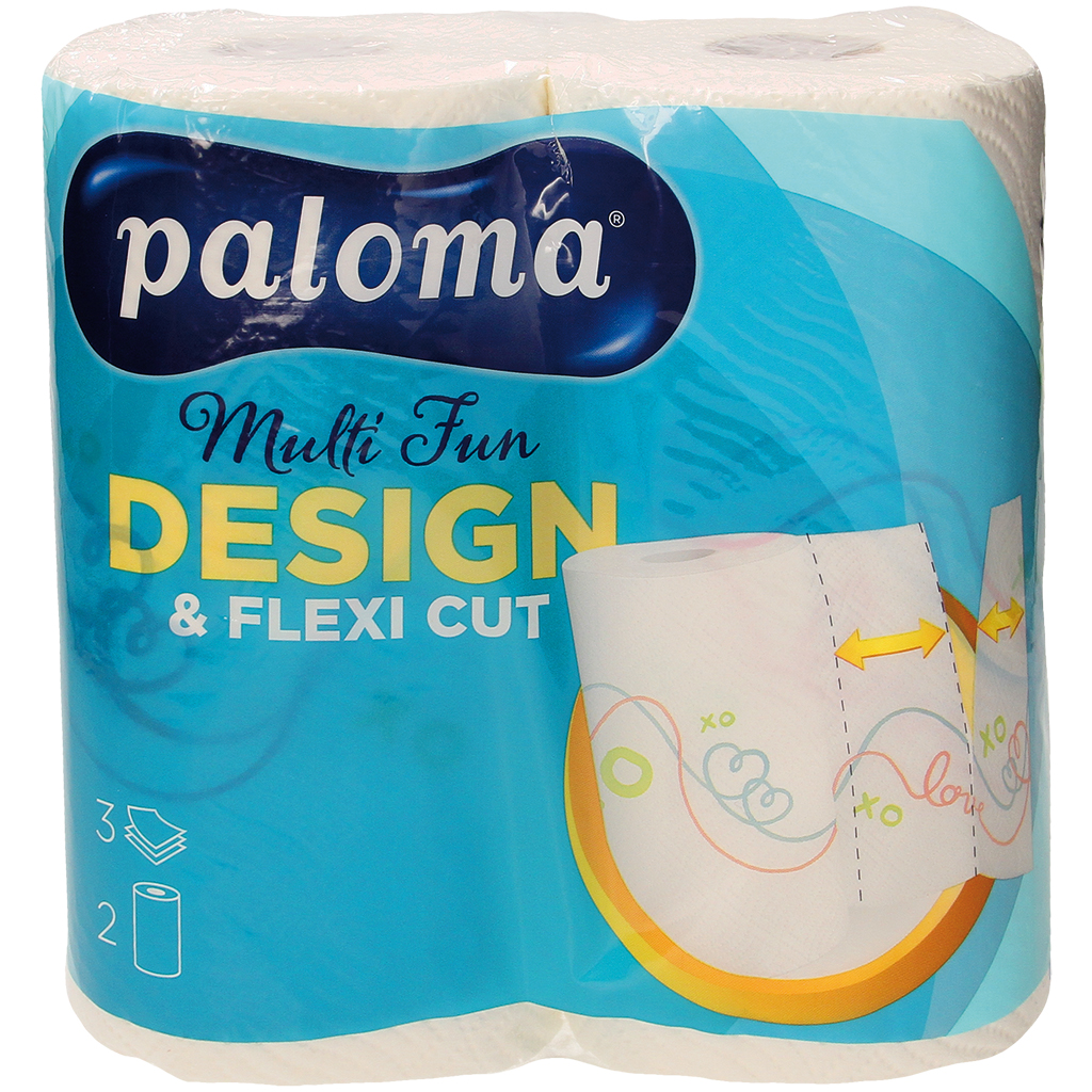 Keukenrollen "Paloma Multi Fun Flexi Sheet"
