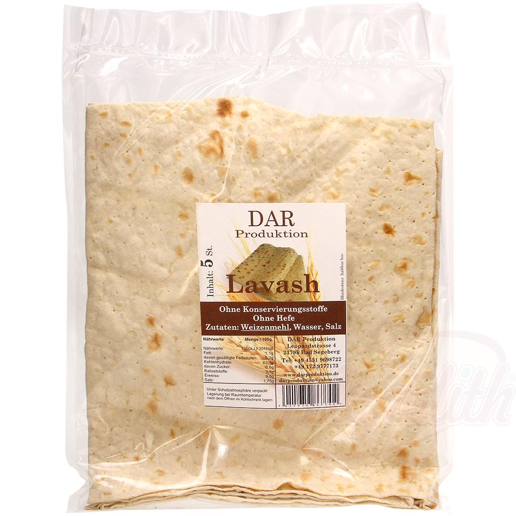 Fladenbrood "Lavash" zonder conserveermiddelen, zonder gist