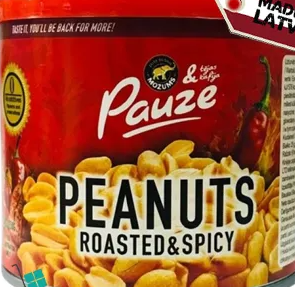 Pauze geroosterde pindas pikant