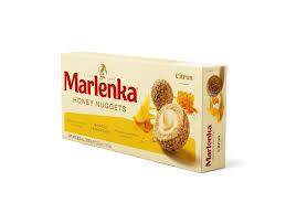 "Marlenka" Gebakballen Honing-Citroen met 15% Crèmevulling, diepgevroren