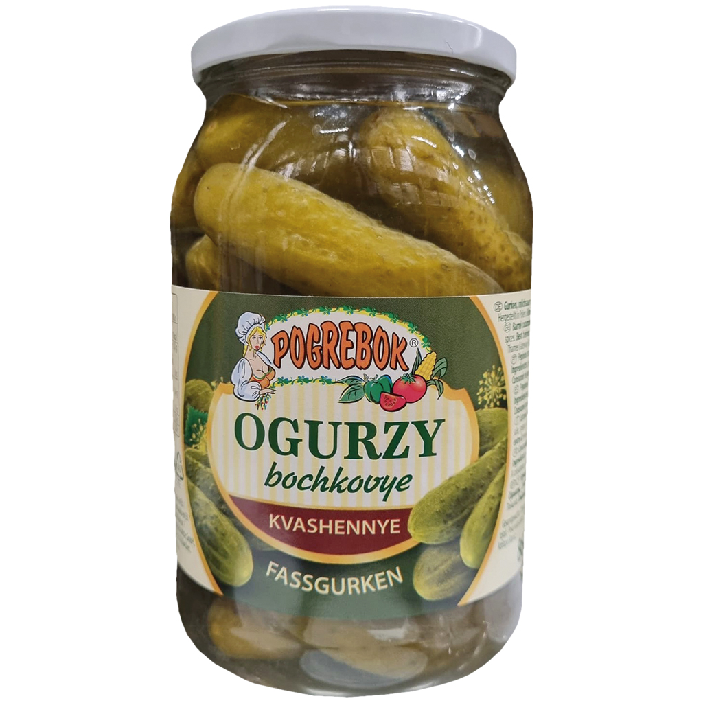 "Pogrebok" Augurken melkzuur gefermenteerd 860 g