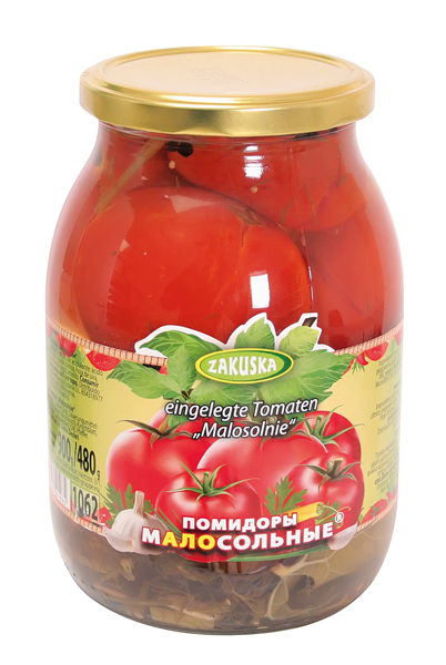 "Zakuska" Tomaten licht gezouten Malosolnye 1,062 l