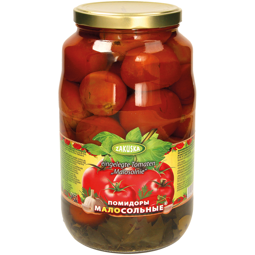 "Zakuska" Tomaten licht gezouten Malosolnye 2,65 l