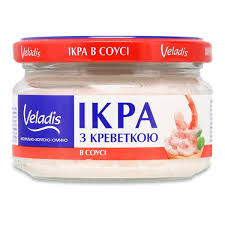 Икра сельди с креветками