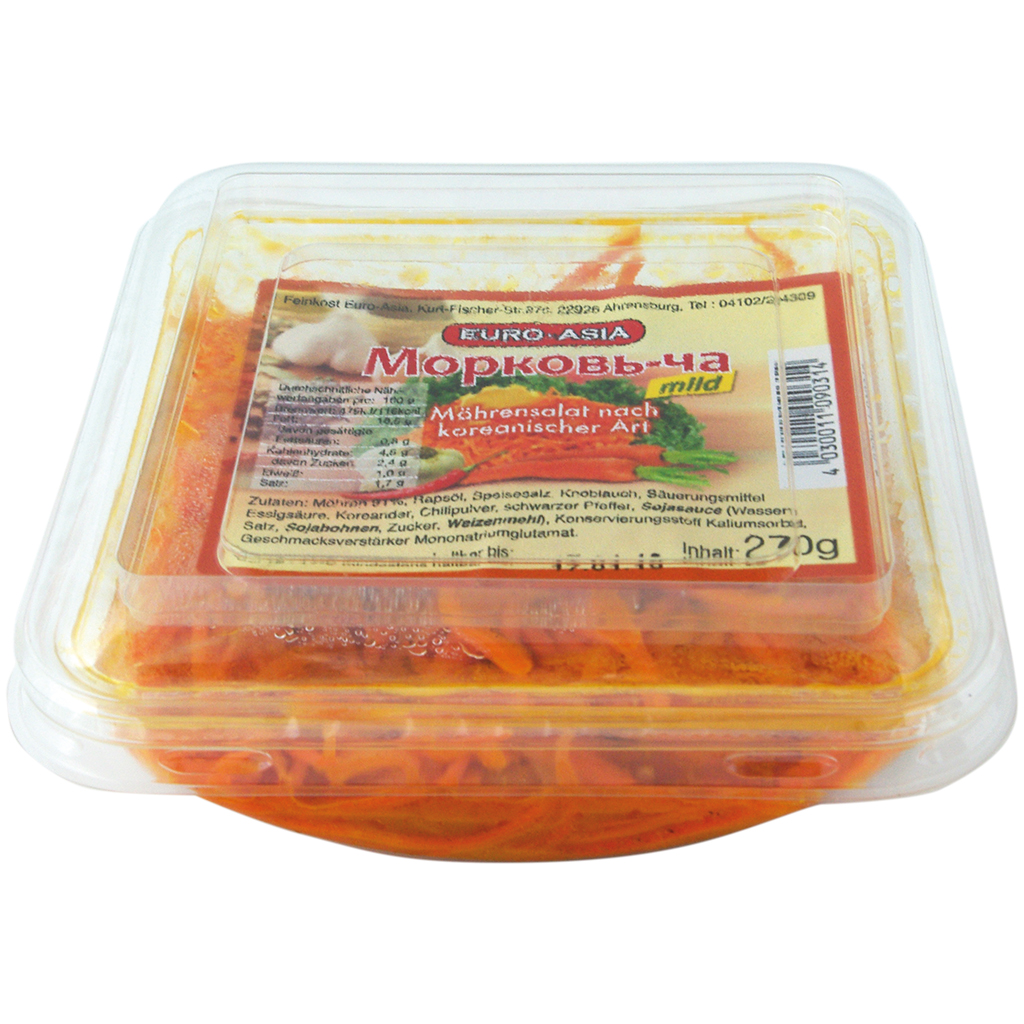 "Euro-Asia" Wortelsalade op Koreaanse wijze mild 270 g