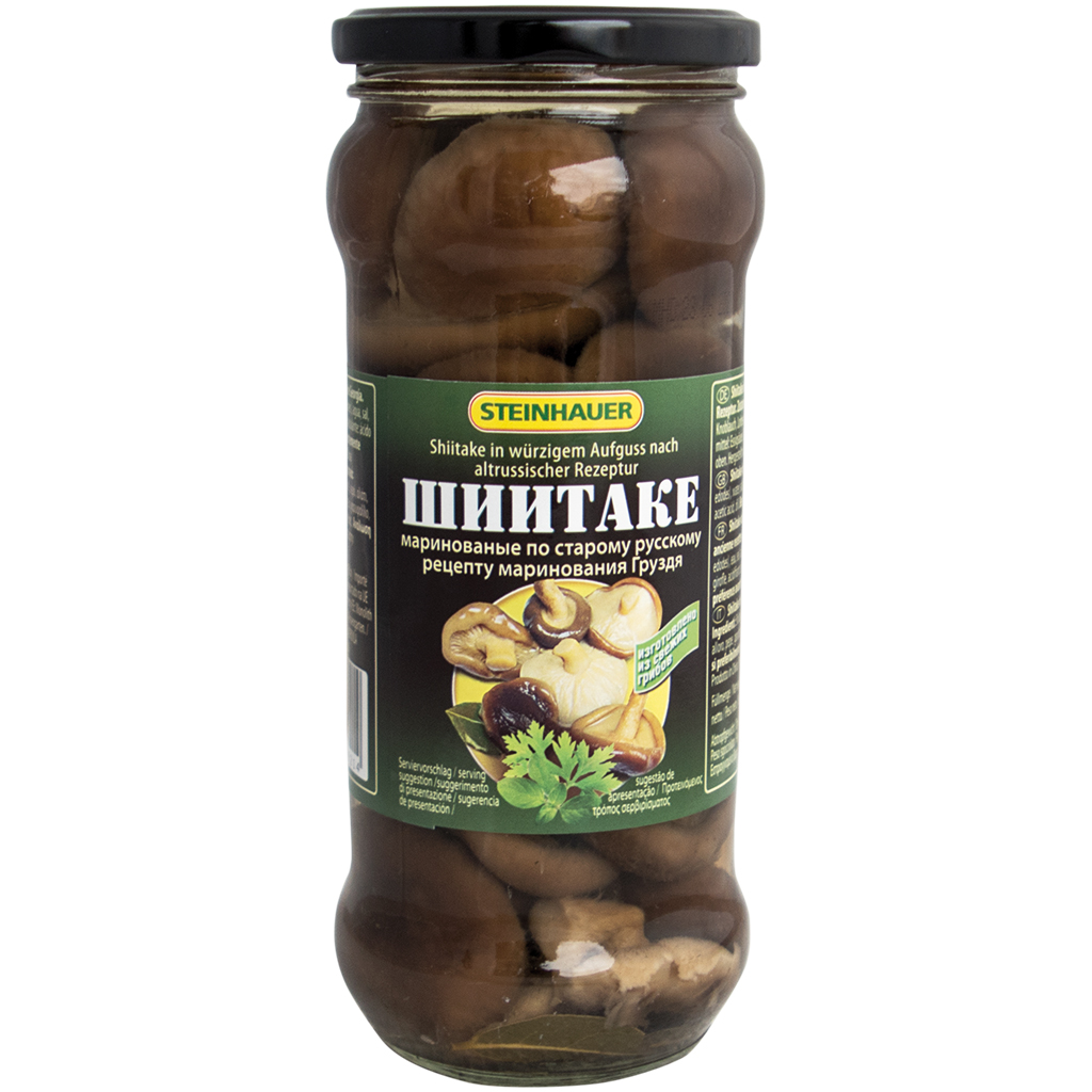 Shiitake in pittige marinade