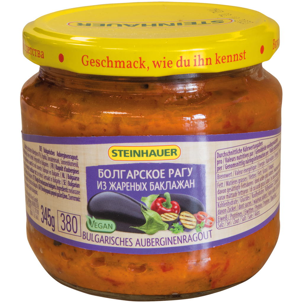"Steinhauer" Bulgaarse auberginestoofpot 345 g