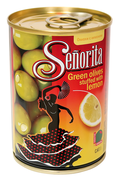 "Senorita" Groene olijven gevuld met citroen 280 g