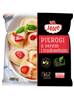 Maultaschen met kwark en aardbeien "Pierogi met kaas en aardbeien", diepgevroren