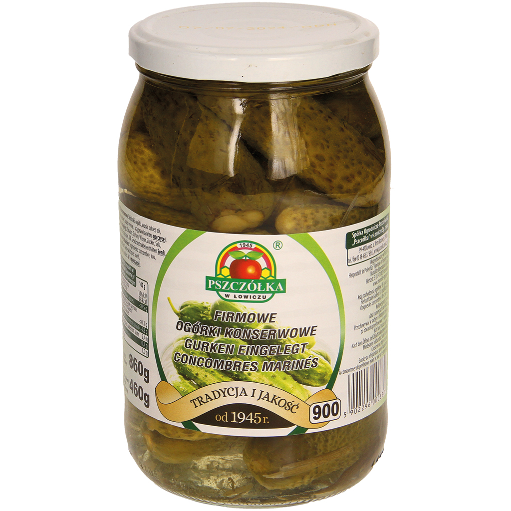 "Pszczolka" Augurken gemarineerd Firmowe 900 ml