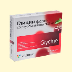 Glycine Forte 300 mg VITAMIR kersensmaak, 30st