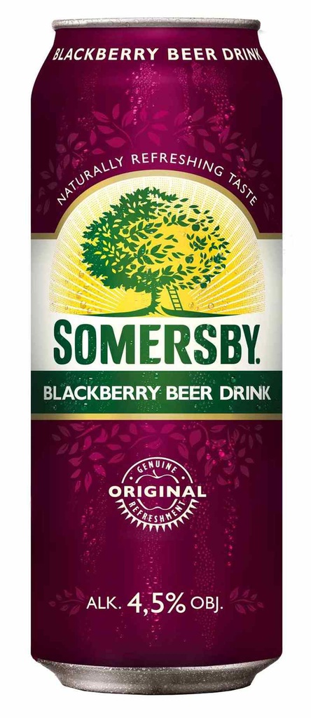 Somersby Blackberry bier 4,5% blik 0,5l