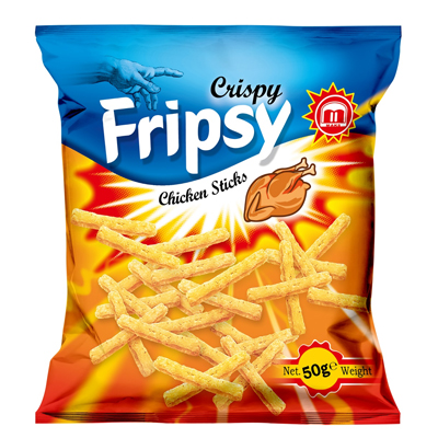 FRIPSY AARDAPPELSTICKS MET KIP 50G