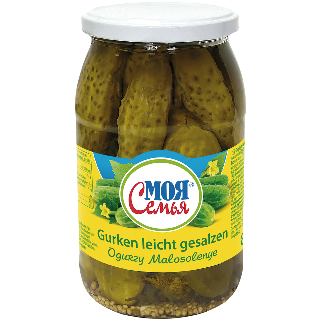 "Moja Semja" Augurken licht gezouten 860 g