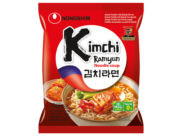 Лапша быстрого приготовления со вкусом кимчи