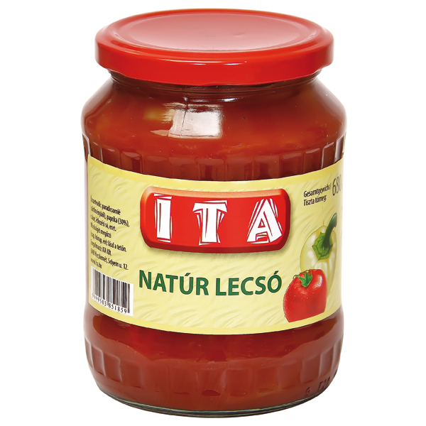 "Ita" Gele paprika in tomatensap Natur Lecso 680 g