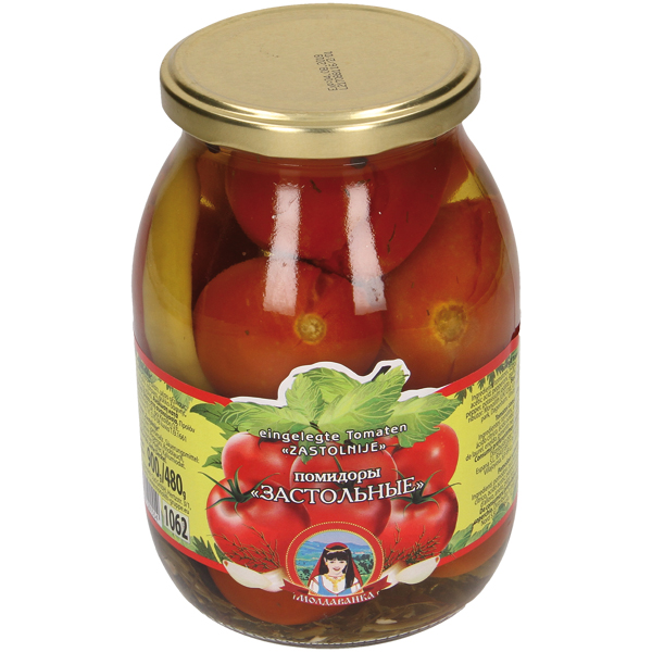 "Moldavanka" Tomaten gemarineerd Zastolnye 1,062 l