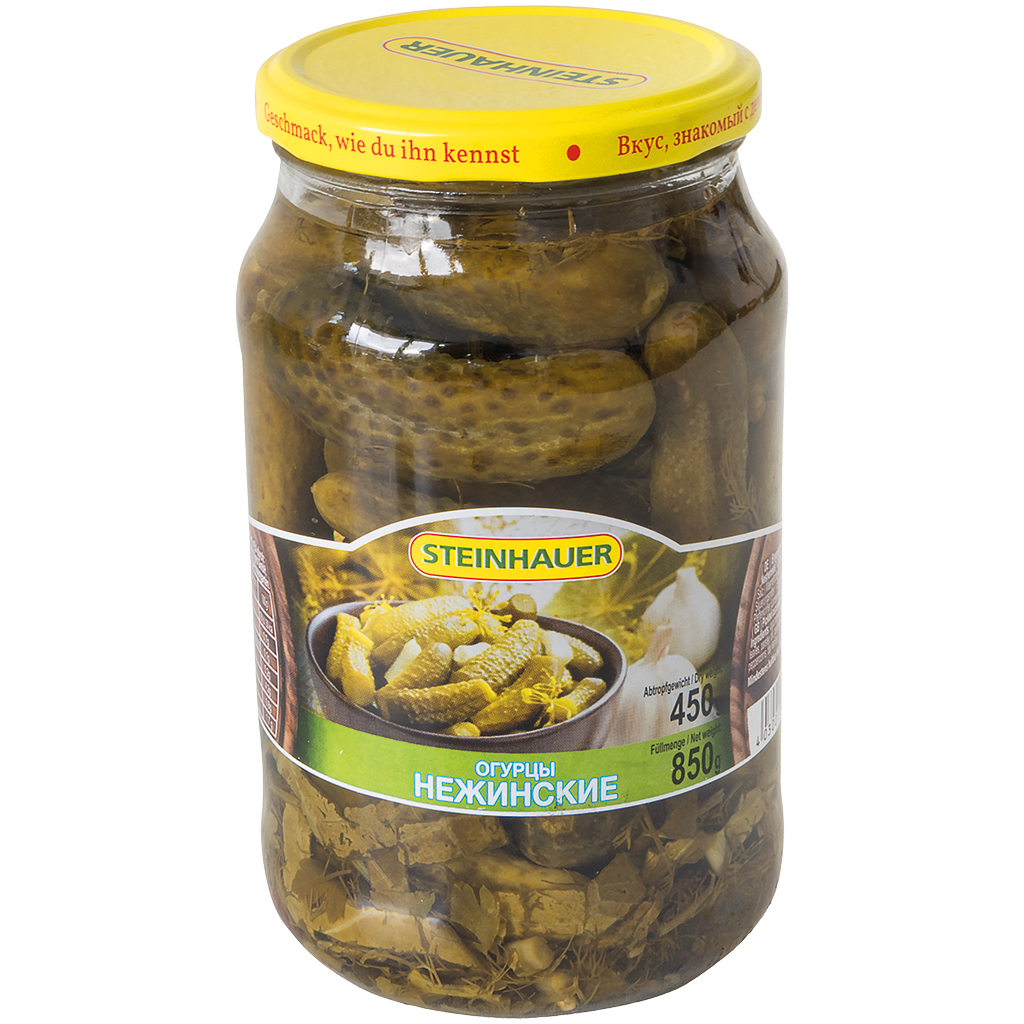 "Steinhauer" Augurken gemarineerd Nezhinskie 850 g