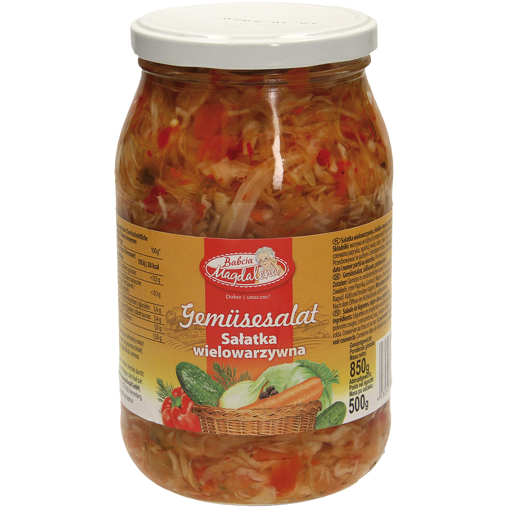 Groentesalade, zuurzoet.