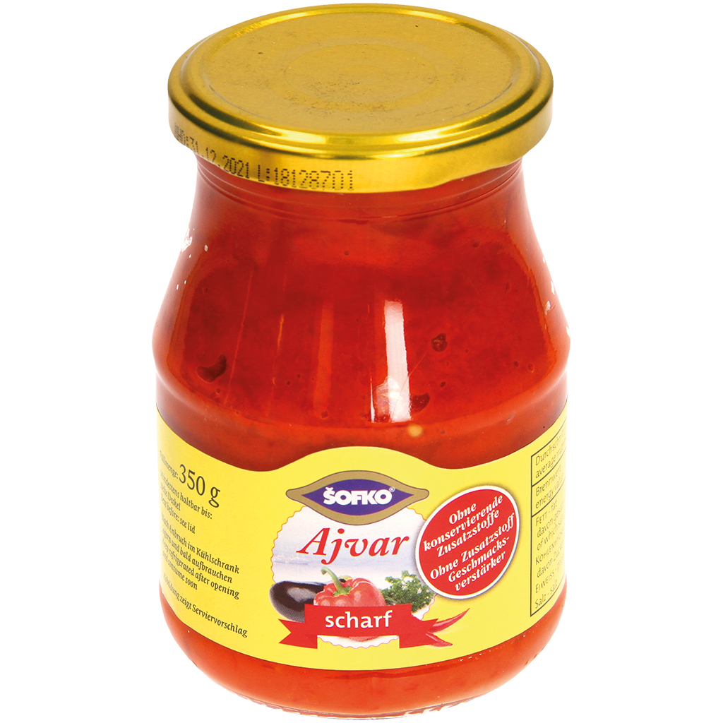 "Sofko" Ajvar scherp 350 g