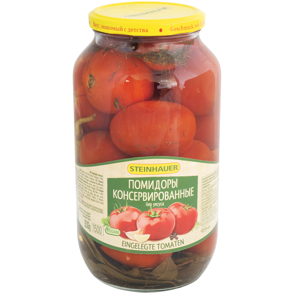 "Steinhauer" Tomaten ingelegd zonder azijn 1,45 kg