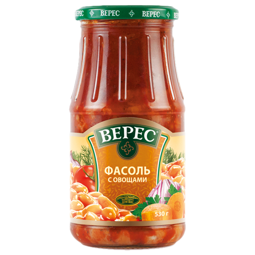 Фасоль с овощами