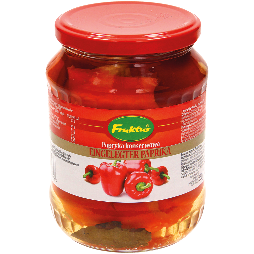 "Fruktus" Paprika gemarineerd 650 g