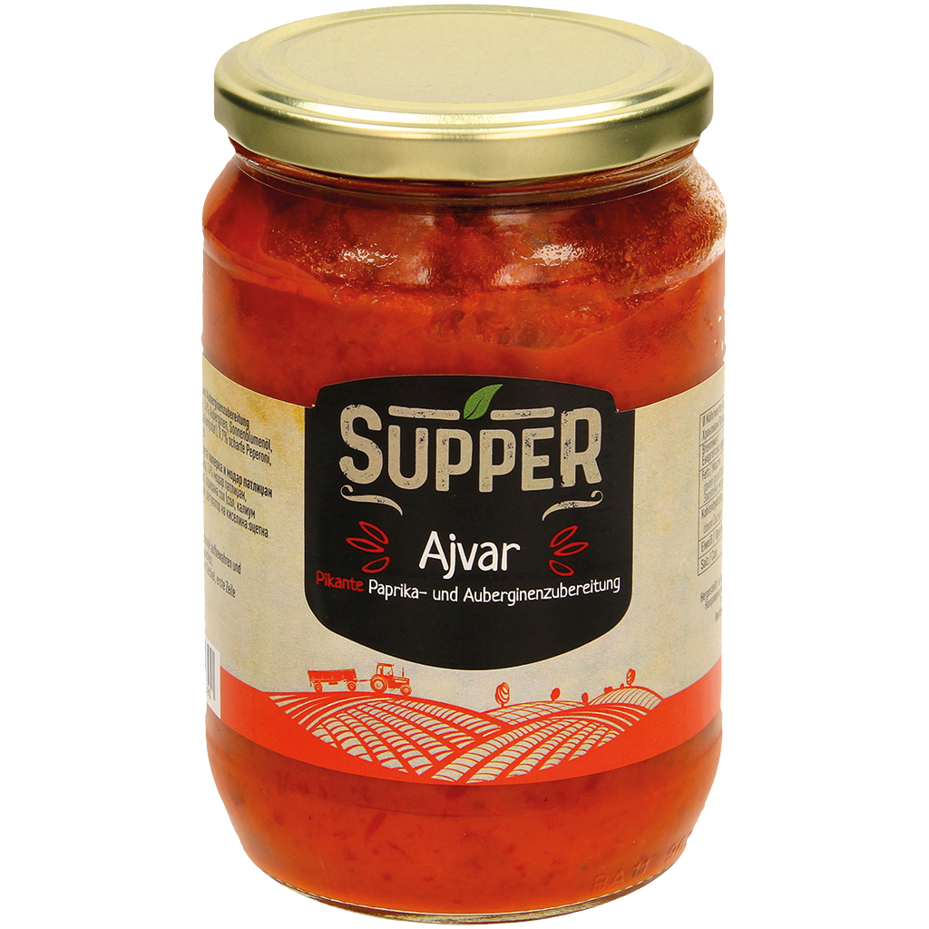 "Supper" Ajvar pikant 680 g