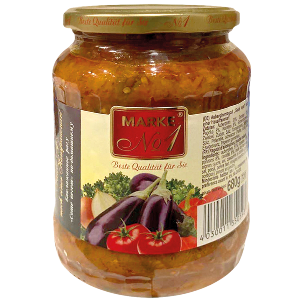 "Marke Nr.1" Auberginestoofpot op huisbereide wijze 680 g