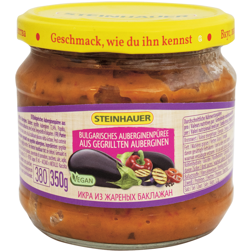 "Steinhauer" Bulgaarse puree van gegrilde aubergine 380 ml