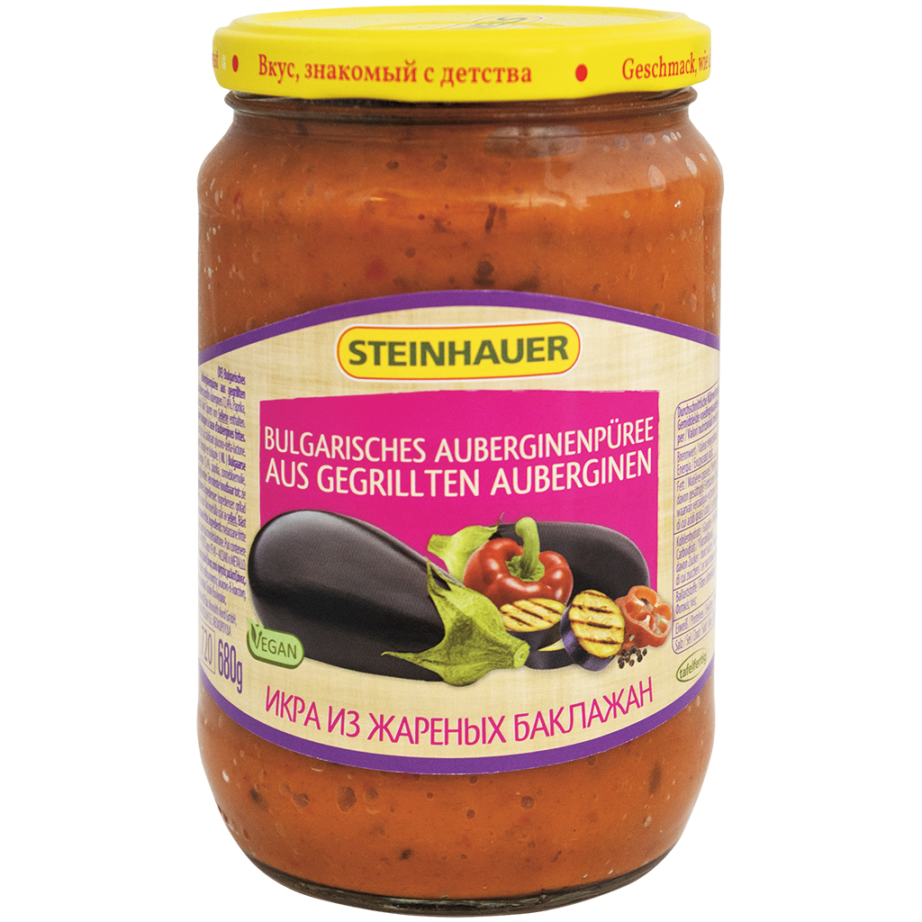 "Steinhauer" Bulgaarse puree van gegrilde aubergine 720 ml