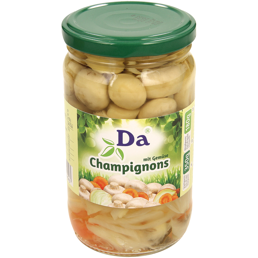 "DA" Champignons met groenten gemarineerd 350 g
