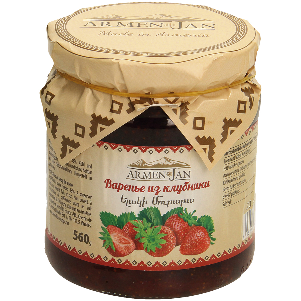 "Armenjan" Aardbeien in suikersiroop 560 g