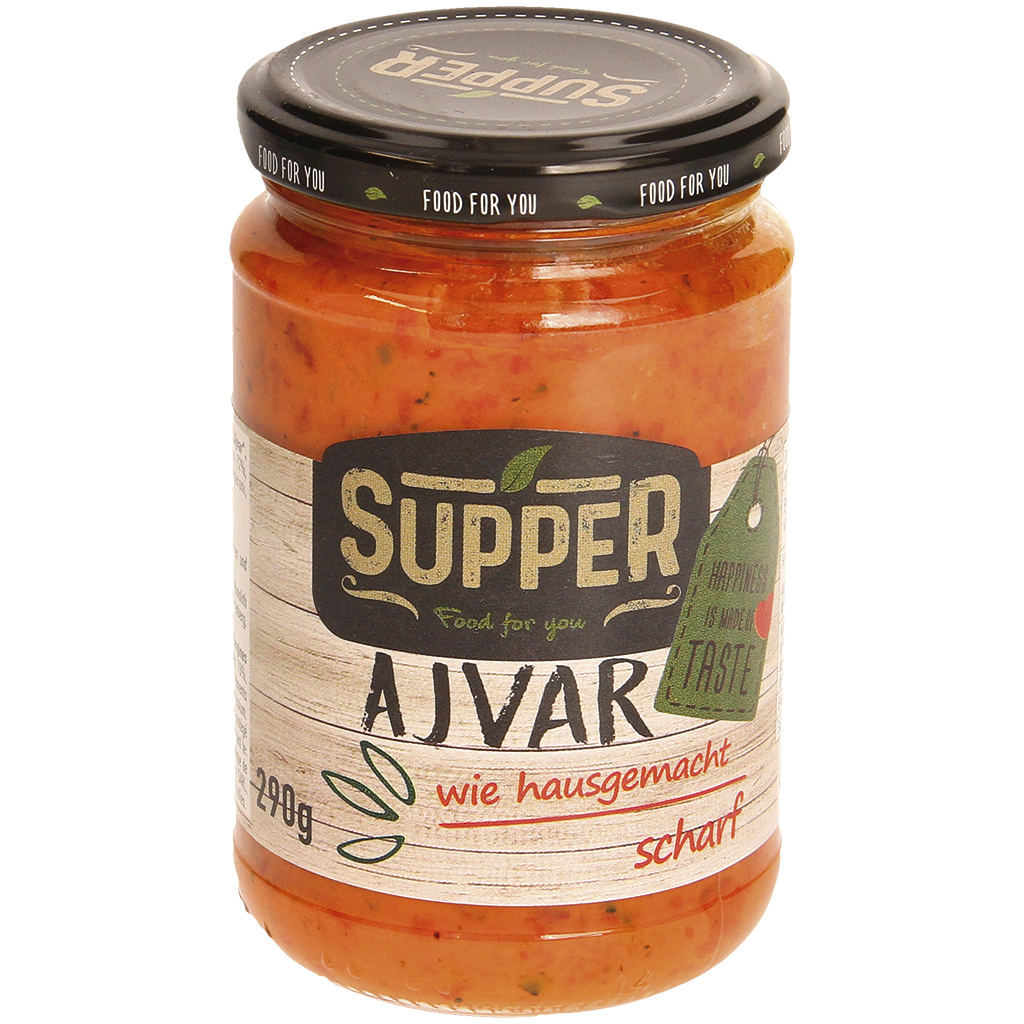 "Supper" Ajvar scherp 290 g