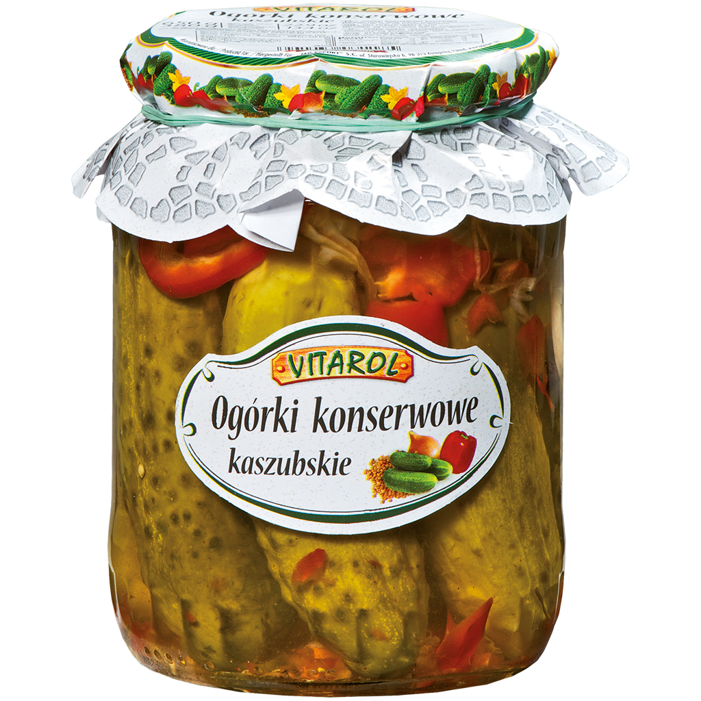 "Vitarol" Augurken op Kasjoebische wijze 650 g