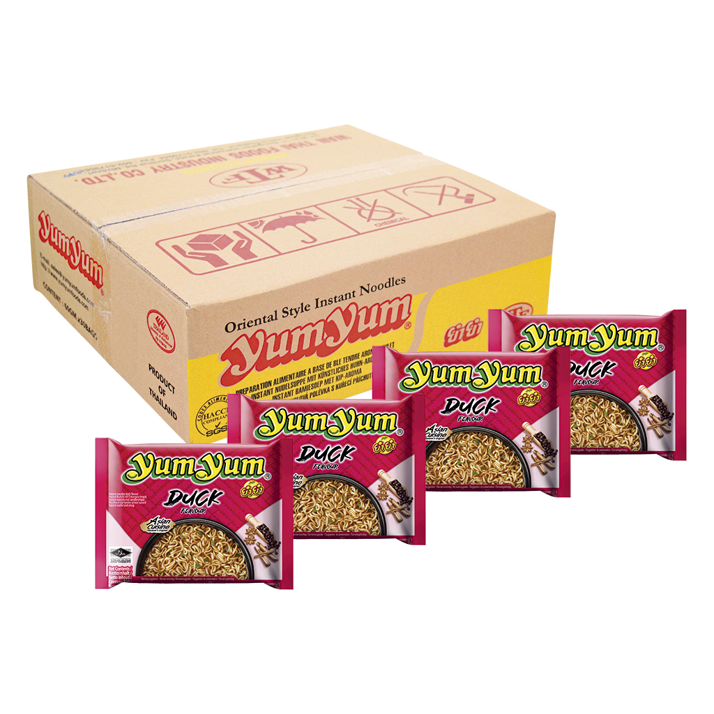 Instant noedels met eendsmaak "Yum-Yum", 30 x 60g