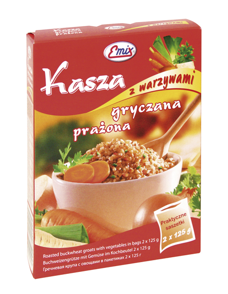 "Emix" Boekweit met groenten in kookzakje Kasza z warzywami 250 g