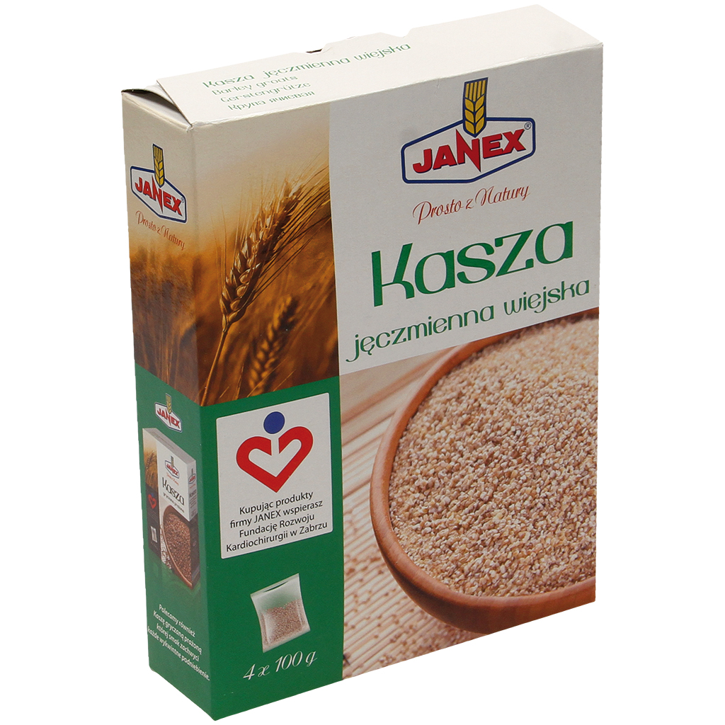 Gerstengraupen in kookzak "Kasza jeczmienna" 4 X 100g