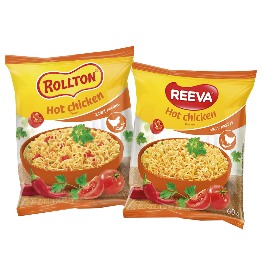 "Reeva" Вермишель быстрого приготовления со вкусом острой ку