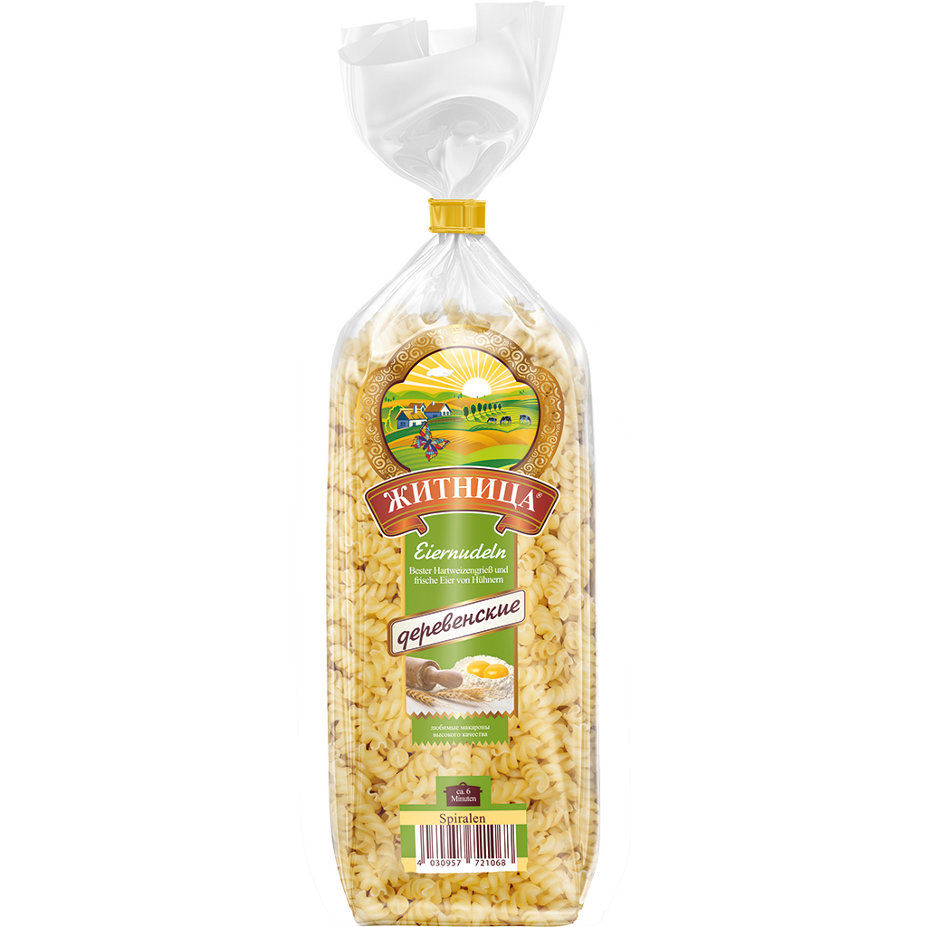 "Zhitniza" Eiernoedels spiralen 500 g