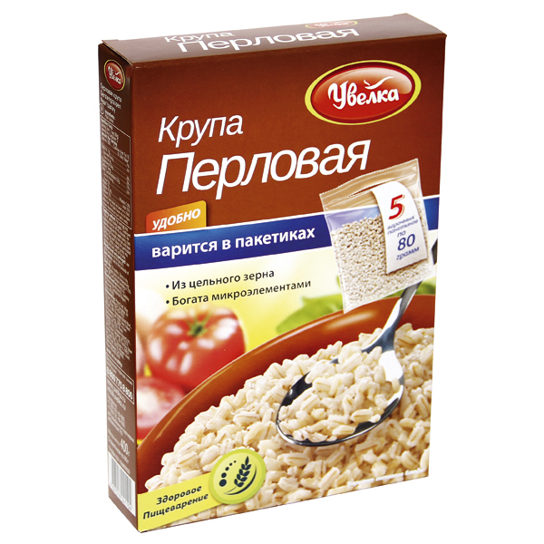 "Uvelka" Parelgort in kookzakjes 5x80 g