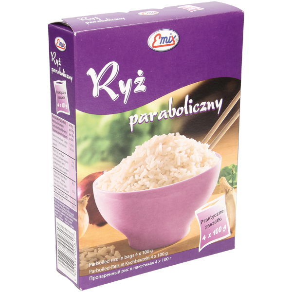 Parboiled rijst in een kookzak 4x100g