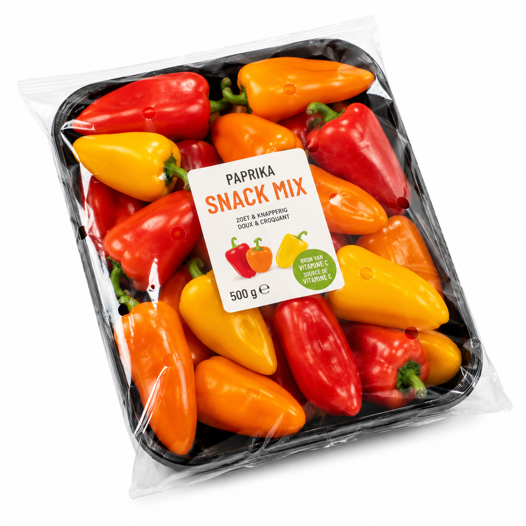 Paprika snack mix