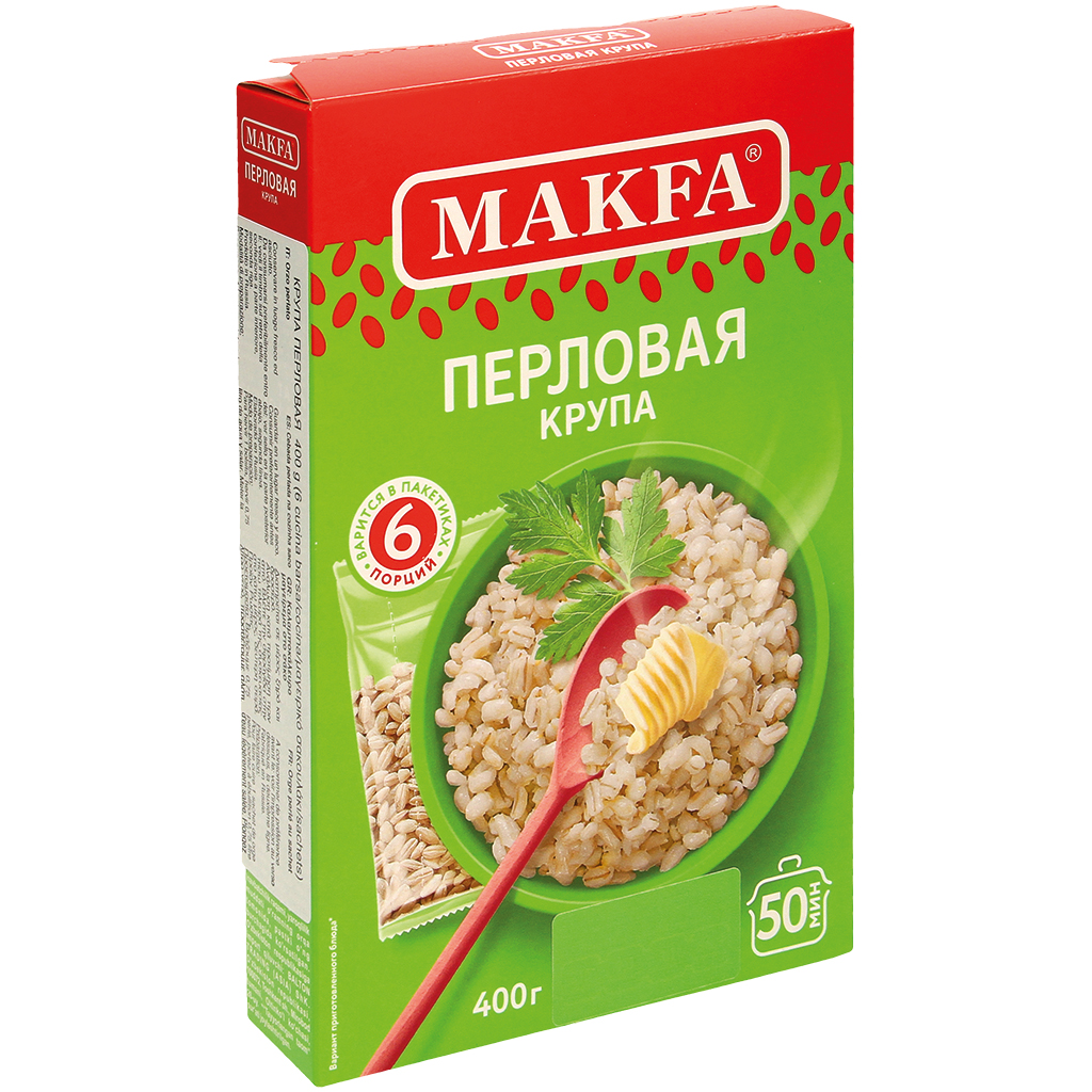 "Makfa" Parelgort in kookzakjes 400 g