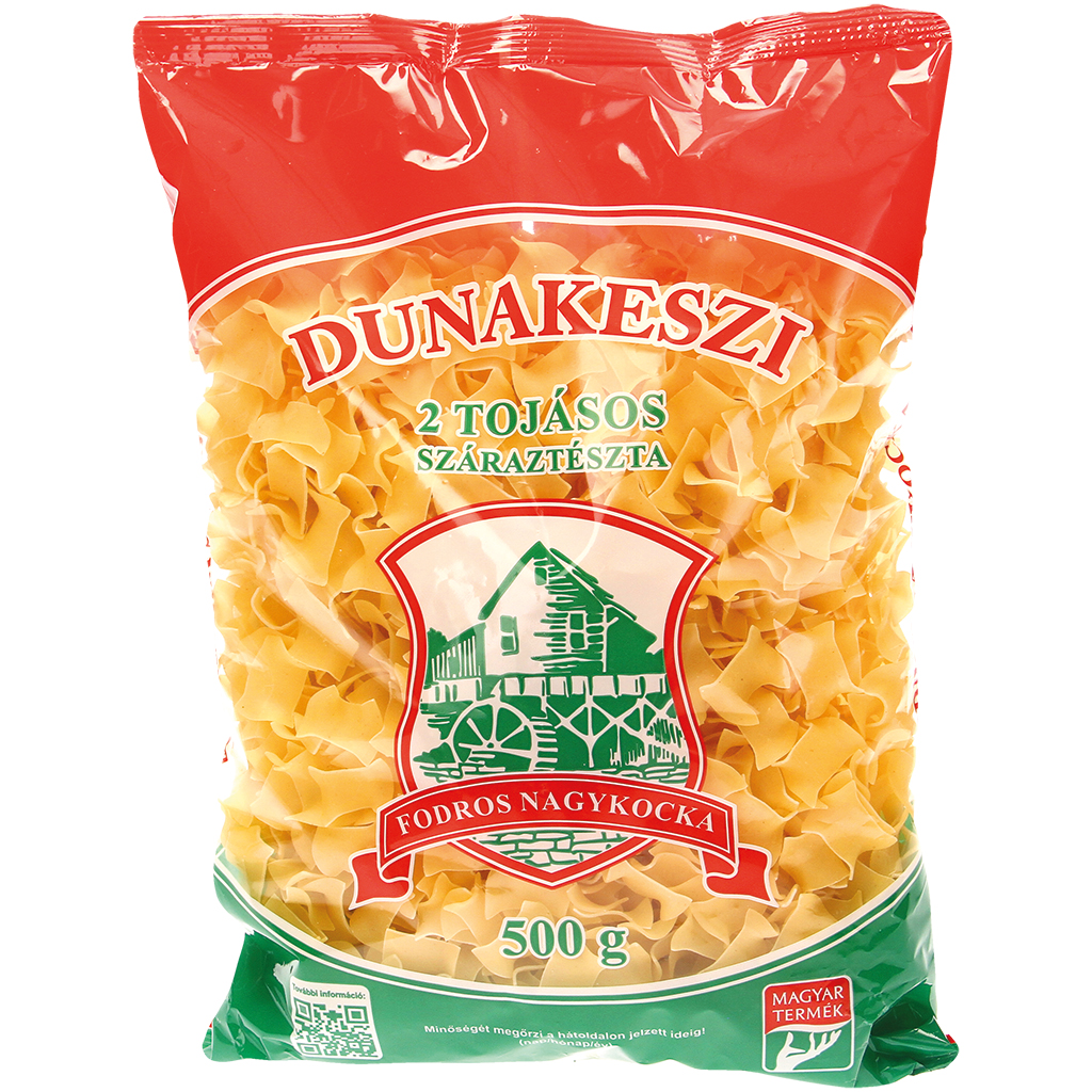 "Dunakeszi" Hongaarse vierkante noedels met 2 eieren 500 g