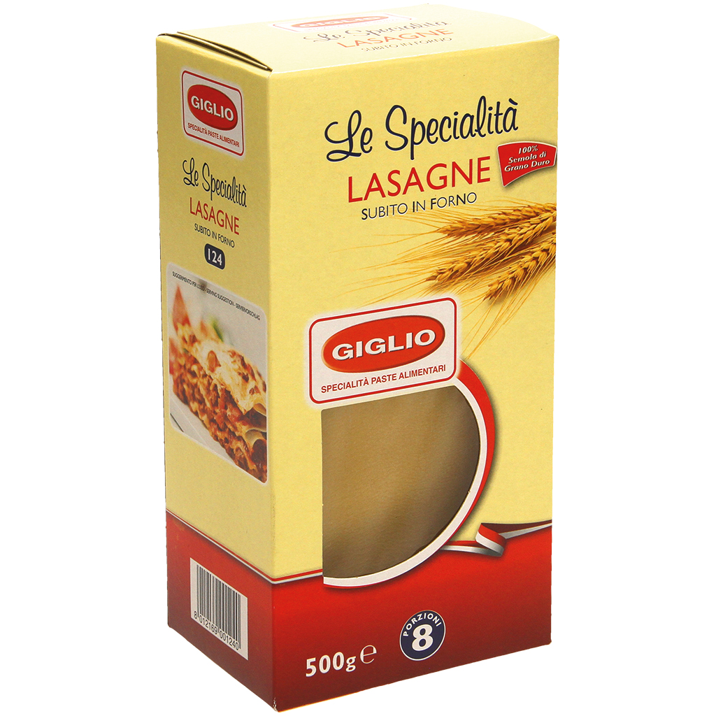 "Giglio" Lasagnebladen 500 g