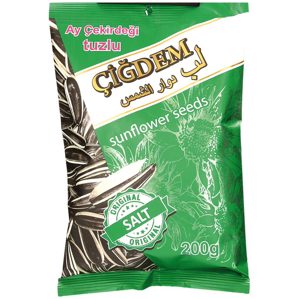 Семена подсолнечника серые жареные солёные "ÇIĞDEM"