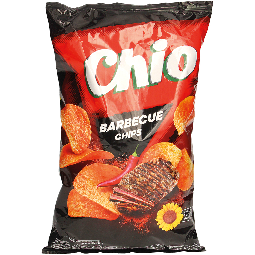 Aardappelchips met barbecuesmaak